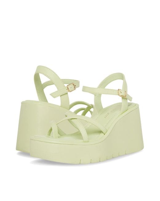 Madden Girl Vault Wedge Sandal in Green Lyst