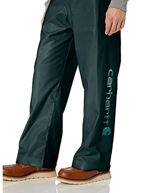Lyst Carhartt Lightweight Waterproof Rainstorm Bib Overalls in Green