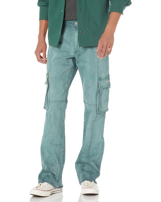 Hudson Green Jeans Walker Cargo Kick Flare for men