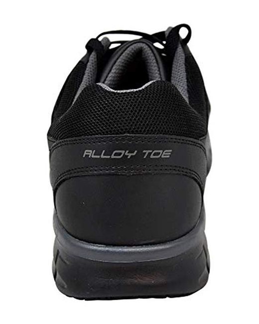skechers for work men's synergy ekron alloy toe work shoe