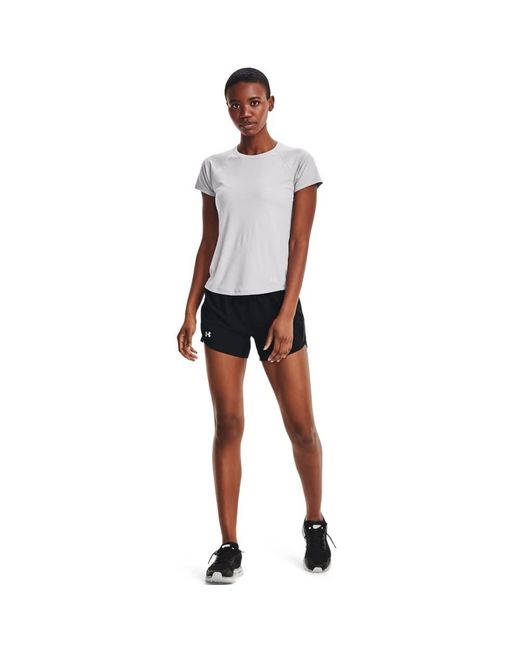 Under Armour White Fly By 2.0 Running Shorts