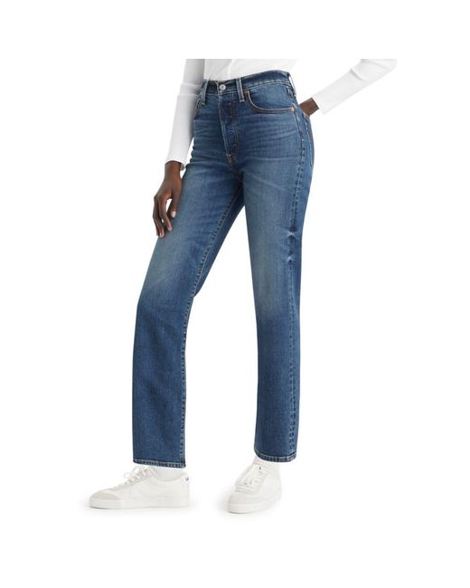 Levi's Blue ® Ribcage Straight Ankle Dial Up The Music 28 27