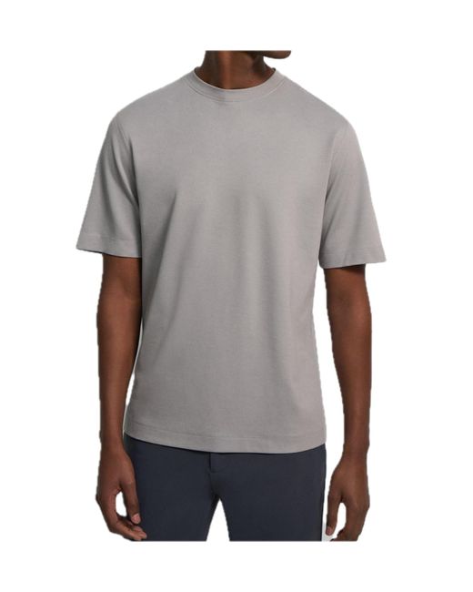 Theory Gray Ryder Tee In Relay Jersey for men