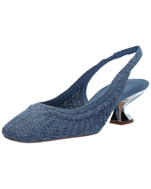 Katy Perry Blue Laterr Woven Sling-back Pump