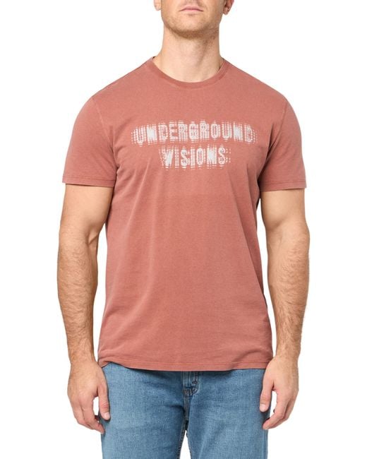 John Varvatos Red Underground Visions Tee for men