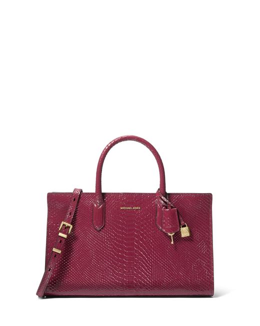 Michael Kors Purple Scarlett Medium Satchel