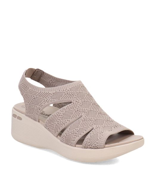 Lite-Memory Maker - Sandali da donna con di Skechers in Brown