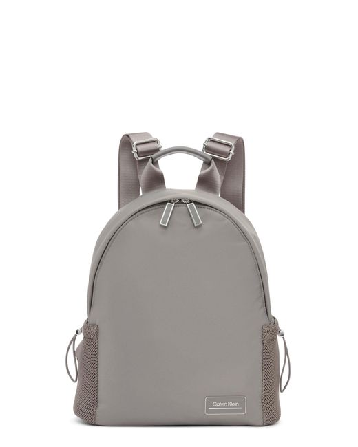 Calvin Klein Gray Jessie Organizational Backpack