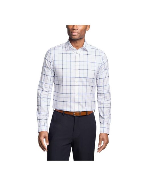 Tommy Hilfiger Blue Dress Shirt Regular Fit Oxford for men