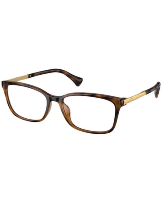 Ralph By Ralph Lauren Black Ra7160u Universal Fit Square Prescription Eyewear Frames