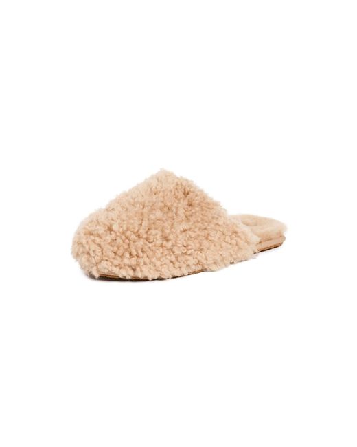 Ugg Natural Sand Maxi Curly Slipper