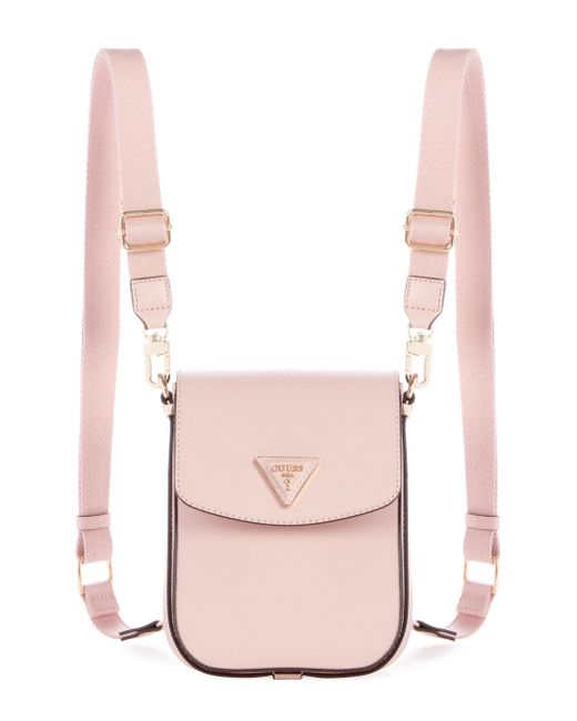 Guess Brynlee Mini Convertible Backpack in Pink Lyst