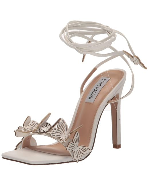 Steve Madden Utopia Heeled Sandal in Black Lyst UK
