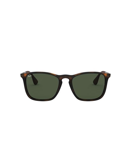 Ray-Ban Rb4187 Tortoise Chris Sunglasses With Green Classic Lens - Save 28%  - Lyst