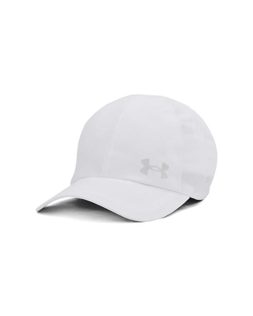 Under Armour White Iso-chill Launch Run Adjustable Hat, for men