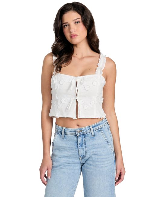 Guess Blue Sleeveless Zurey Top