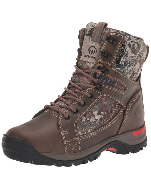Wolverine Brown Sightline Waterproof Insulated Mid Calf Boot for men