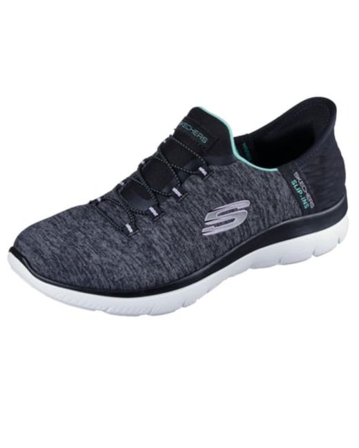 Skechers Blue Hands Free Slip-ins Summits-Dazzling Haze Sneaker