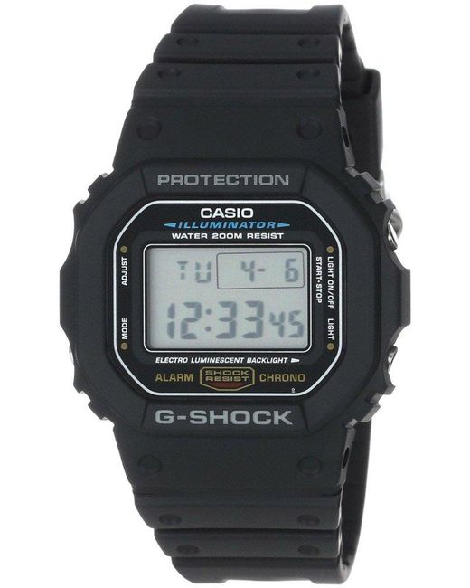 G-Shock Black 1v G Shock - Digital-200m Wr for men