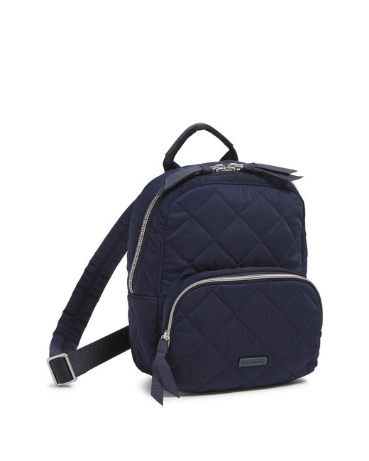 Vera Bradley Blue Performance Twill Mini Backpack