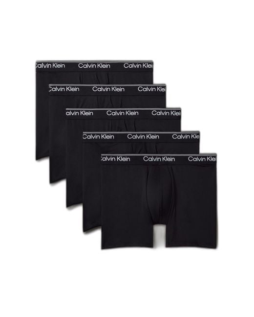 Calvin Klein Black Micro Stretch 5-pack Boxer Brief for men