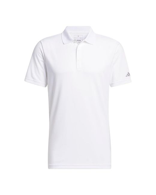 Adidas White Adi Performance Polo Shirt for men