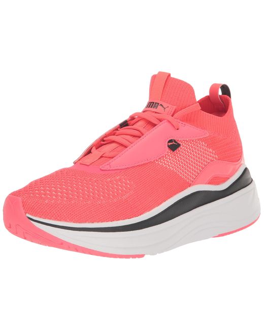 PUMA Red Softride Stakd Sneaker