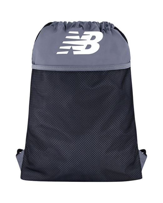 New Balance Drawstring Backpack in Blue Lyst UK - Main Image