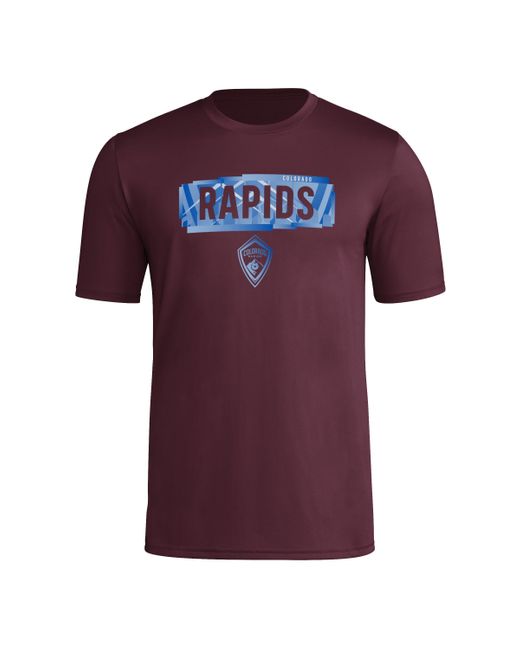Adidas Purple Colorado Rapids Local Pop Short Sleeve Pre-game T-shirt for men