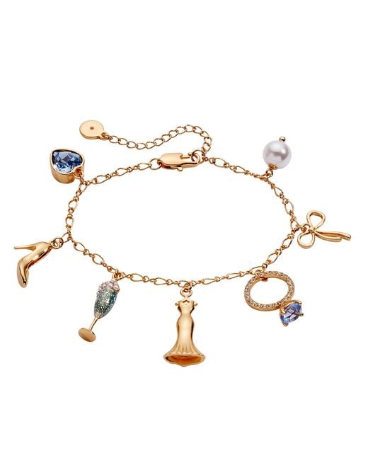 ALEX AND ANI Metallic Bridal Multi-charm Bracelet