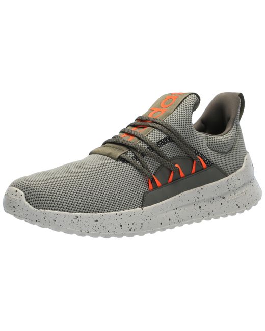 Adidas Gray Lite Racer Adapt 4.0 Cloudfoam Slip-on Sneaker for men