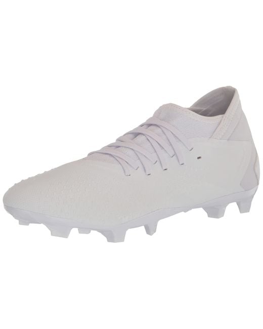 adidas Predator Accuracy.3 Firm Ground Soccer Shoe in White Lyst