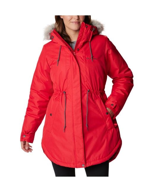 Columbia Suttle Mountain Mid Jacket in Red