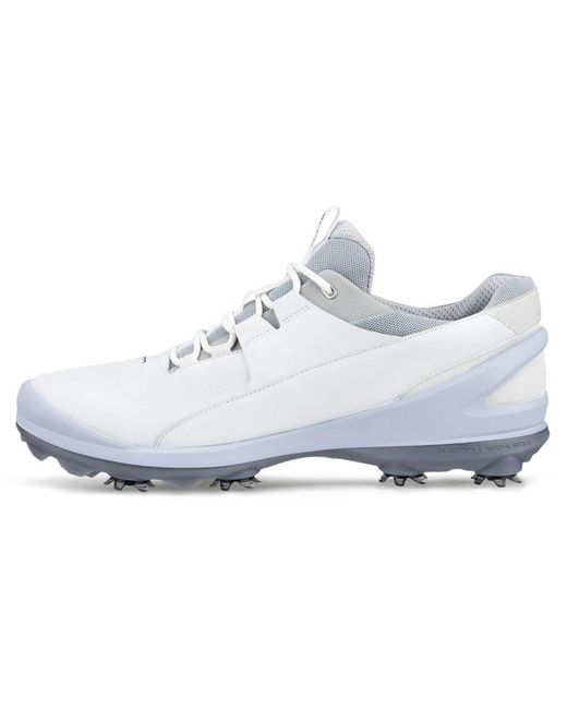 Ecco S Golf Shoe 131904-01007 In White Leather 01007 46 for men