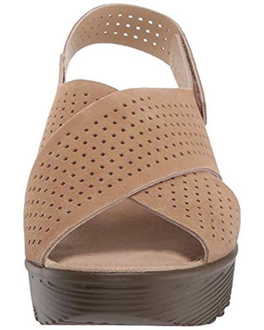 peep toe slingback wedge