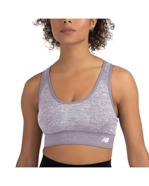 New Balance Padded Workout Yoga in Grey Lyst UK