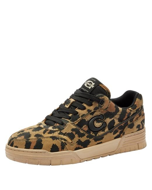 COACH Brown Soho Sneaker Tan Multi
