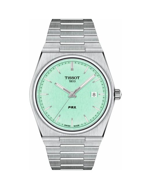Tissot Green S Prx 316l Stainless Steel Case Quartz Watches for men