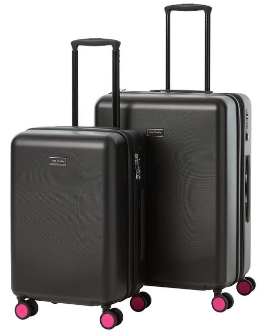 Vera Bradley Hardside Rolling Suitcase Luggage in Black Lyst