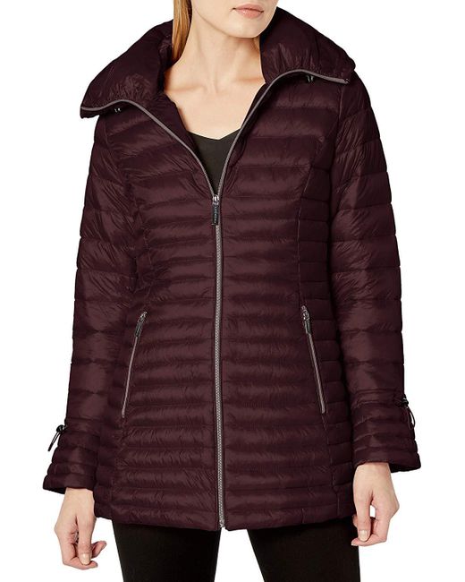 flare puffer coat