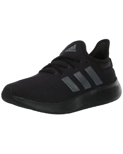 Adidas Black Cloudfoam Pure Sportswear Sneakers