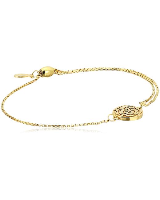 ALEX AND ANI Path Of Symbols Adjustable Pull Chain Bracelet For in Metallic  | Lyst