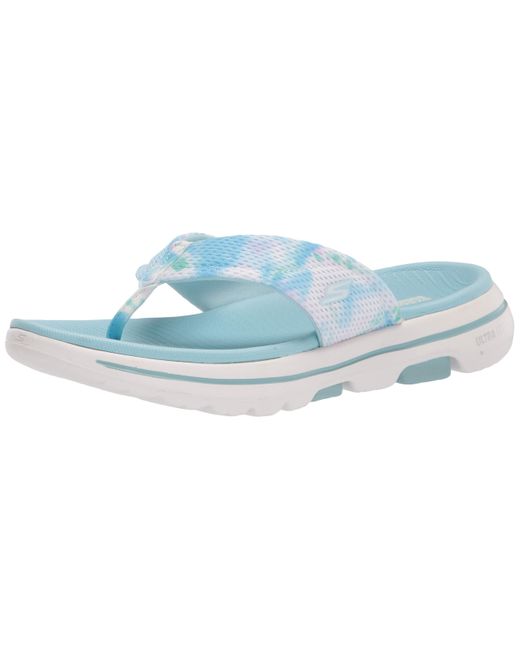 Skechers Walk 5 Dye Sandal in Blue - Save 4% Lyst