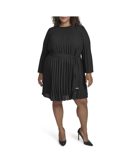 dkny black dress DKNY Women's Frayed Linen Maxi Dress in Black main image 0