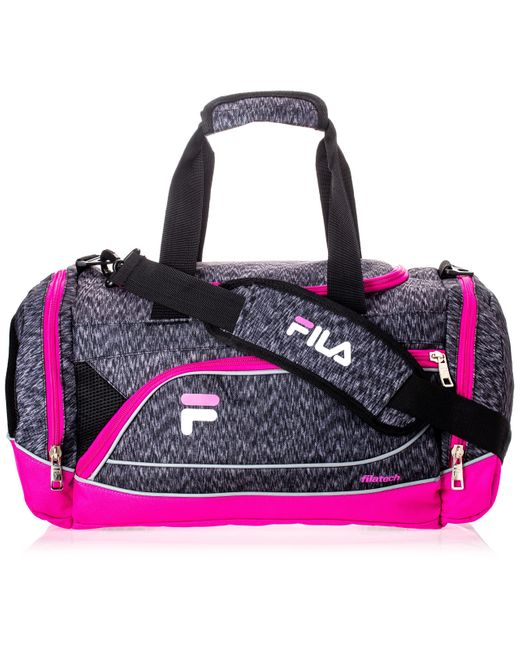 Fila Synthetic Sprinter Small Duffel Gym Sports Bag in Purple Save 42