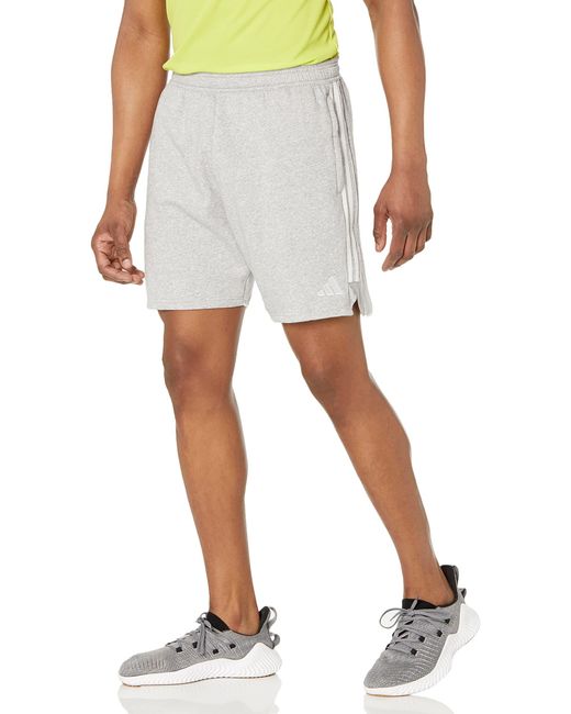 Adidas White Mens Tiro23 League Sweat Shorts for men