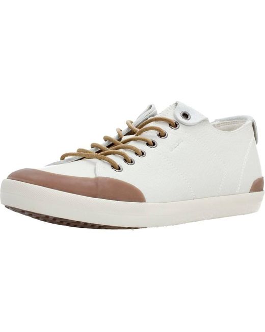 Geox U Smart E Fashion Sneaker in White for Men | Lyst