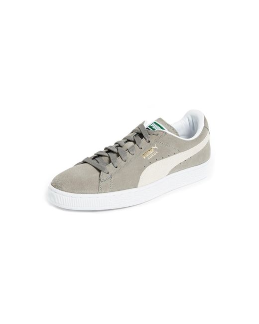 puma suede classic gray