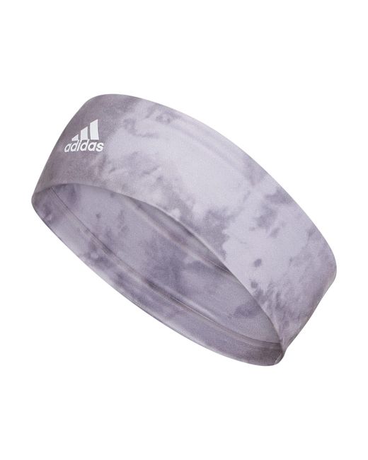 Adidas Purple Alphaskin 2.0 Elastic Headband