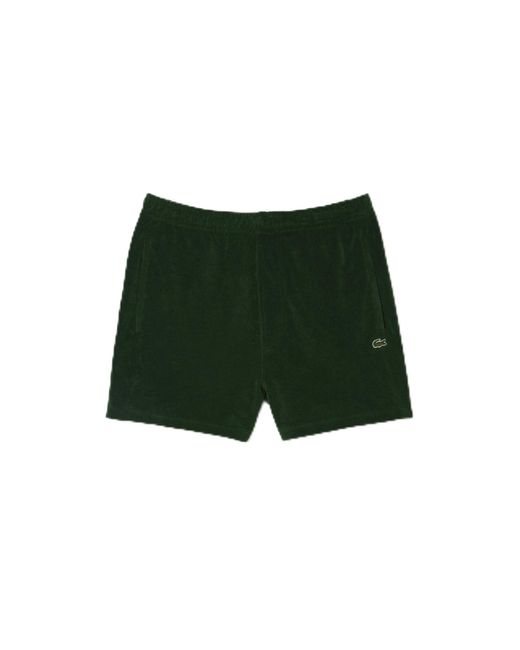 Lacoste Green Regular Fit Short W/adjustable Waist for men